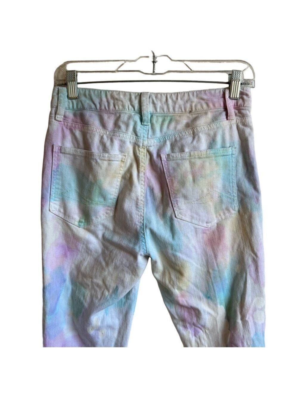 NINA ROSSI Tie Dye High Rise Jeans - Picture 10 of 12